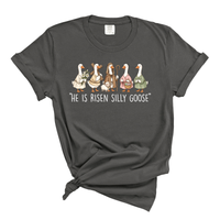 Load image into Gallery viewer, He Is Risen Silly Goose - Funny Christian Easter Comfort Colors Tee