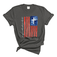 Load image into Gallery viewer, 250 Years Of Gods Grace On America - Patriotic Comfort Colors Women's Tee