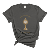 Load image into Gallery viewer, Not Me But God St Carlo Acutis - Catholic Devotion T Shirt