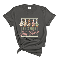Load image into Gallery viewer, He Is Risen Silly Goose - Funny Christian Easter Comfort Colors Tee