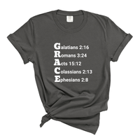 Load image into Gallery viewer, Grace Bible Verse Shirt - Christian Comfort Colors Tee
