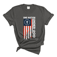 Load image into Gallery viewer, One Nation Under God - Patriotic Christian Comfort Colors Tee