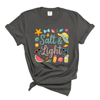 Load image into Gallery viewer, Salt And Light - Beach Themed Comfort Colors Women's Tee