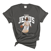 Load image into Gallery viewer, Team Jesus Basketball - Funny Faith Sports Comfort Colors Tee
