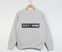 Load image into Gallery viewer, Jesus Woke - Christian Sweatshirt
