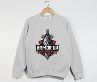 Load image into Gallery viewer, Armor Up, The Battle Is Real - Christian Sweatshirt