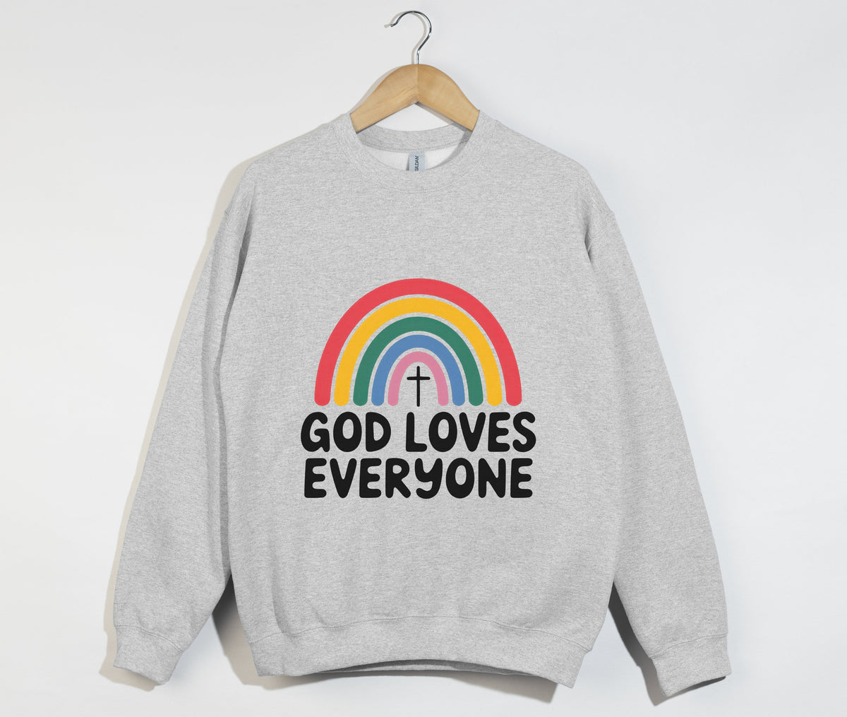 God Loves Everyone - Christian Sweatshirt