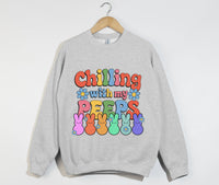Load image into Gallery viewer, Chilling With My Peeps - Easter Christian Sweatshirt