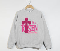 Load image into Gallery viewer, He Is Risen - Christian Sweatshirt
