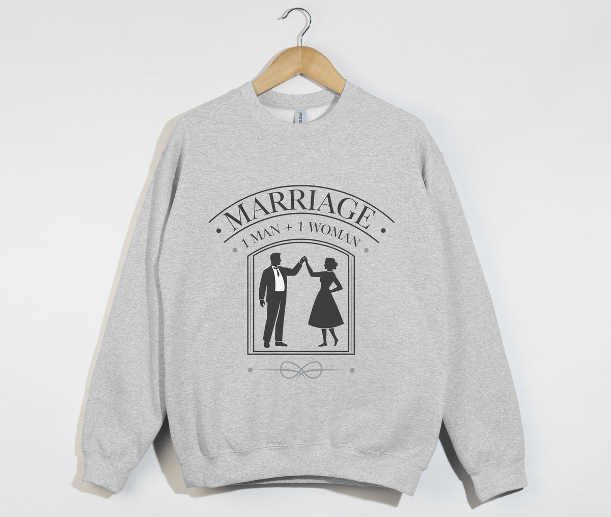 Marriage: One Man, One Woman - Sweatshirt