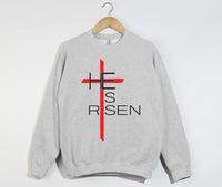 Load image into Gallery viewer, He Is Risen - Christian Sweatshirt
