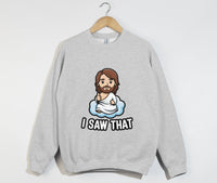 Load image into Gallery viewer, Jesus I Saw That - Funny Christian Sweatshirt
