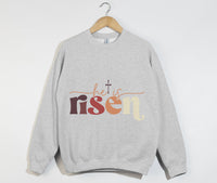 Load image into Gallery viewer, He Is Risen - Christian Sweatshirt
