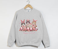 Load image into Gallery viewer, Happy Easter Sweatshirt - Cute Cat Sweatshirt
