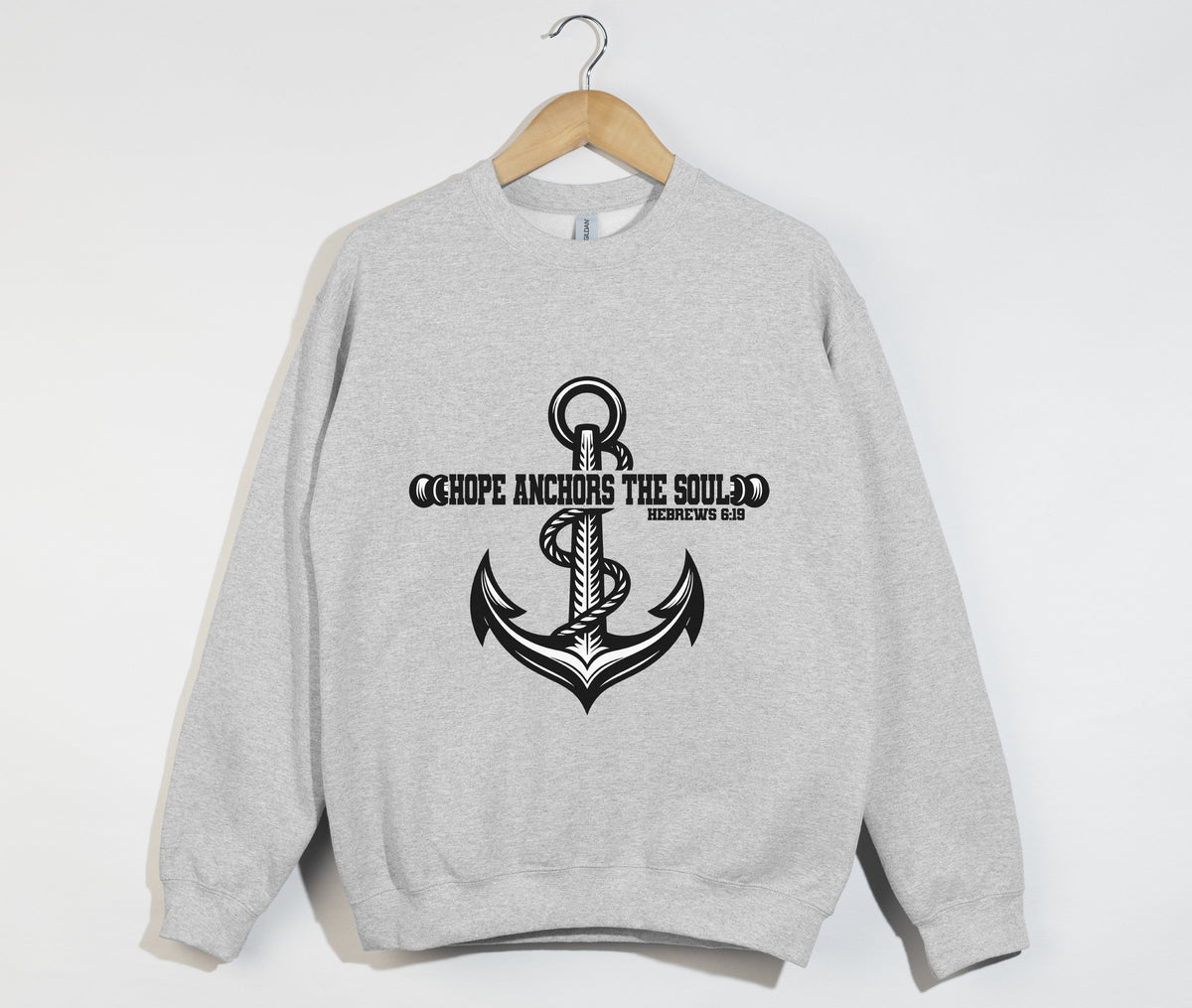 Hope Anchors The Soul - Christian Sweatshirt