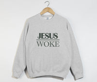 Load image into Gallery viewer, Jesus Woke - Christian Sweatshirt
