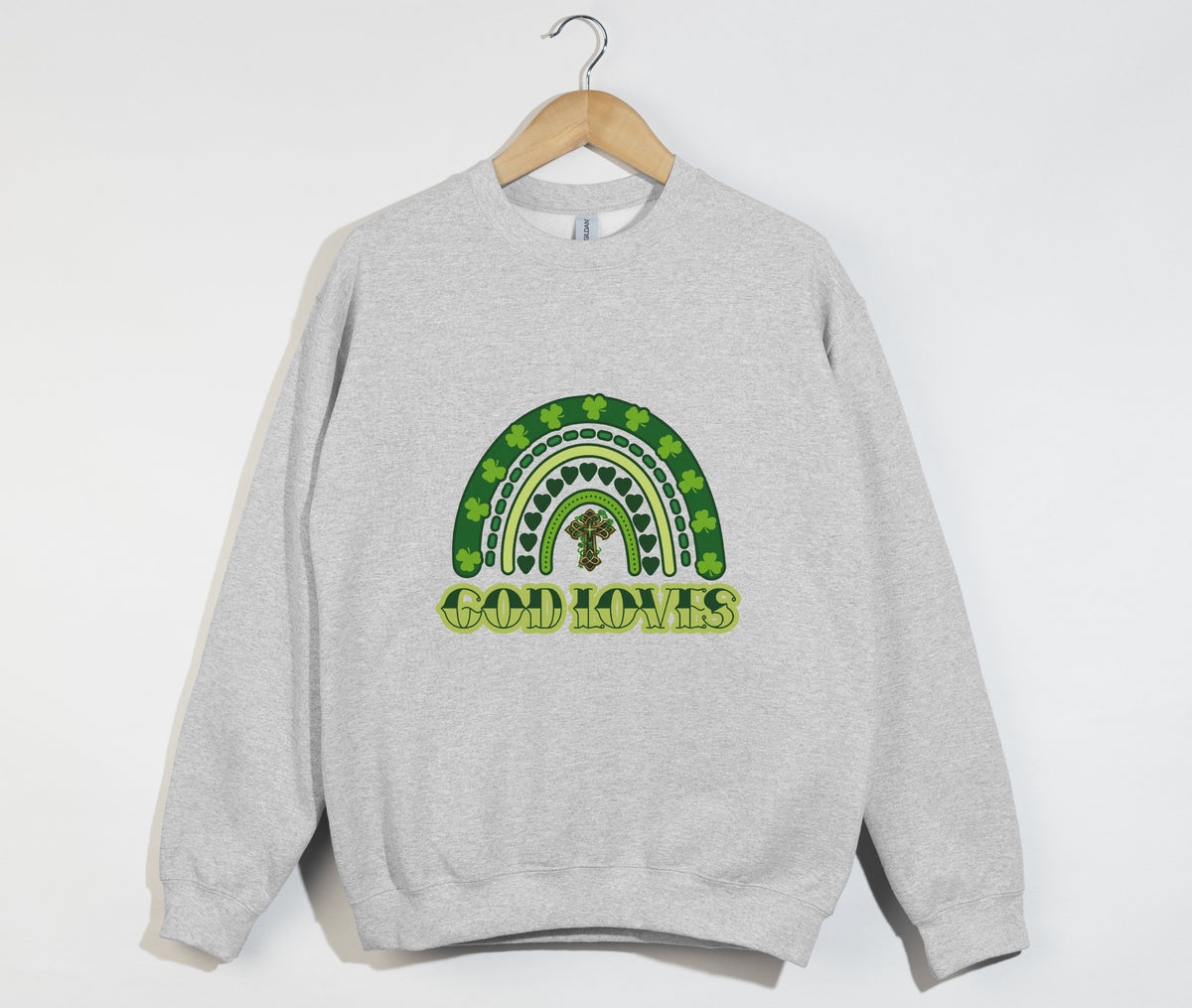 God Loves - Christian Sweatshirt