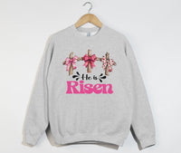 Load image into Gallery viewer, He Is Risen - Christian Sweatshirt
