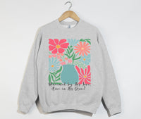 Load image into Gallery viewer, Redeemed By His Love, Alive In His Grace - Christian Sweatshirt