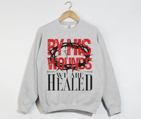 Load image into Gallery viewer, By His Wounds We Are Healed - Christian Sweatshirt