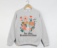 Load image into Gallery viewer, Victory In The Resurrection - Christian Sweatshirt

