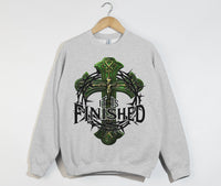 Load image into Gallery viewer, It Is Finished - Christian Sweatshirt
