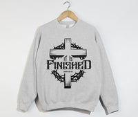 Load image into Gallery viewer, It Is Finished - Christian Sweatshirt
