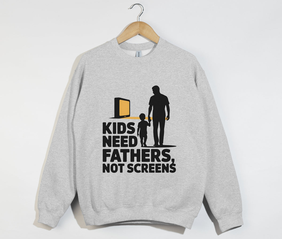 Kids Need Fathers, Not Screens - Sweatshirt