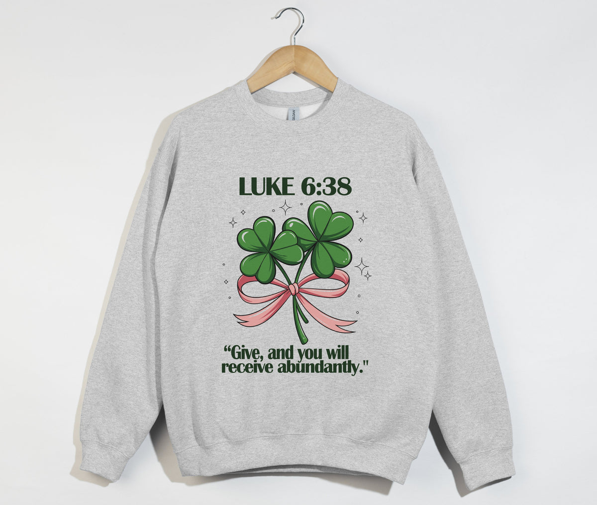 Give, And You Will Receive Abundantly - Christian Sweatshirt