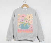 Load image into Gallery viewer, Because He Lives, We Can Face Tomorrow - Christian Easter Sweatshirt