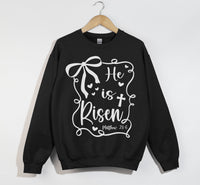 Load image into Gallery viewer, He Is Risen - Christian Sweatshirt
