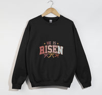 Load image into Gallery viewer, He Is Risen - Easter Christian Sweatshirt
