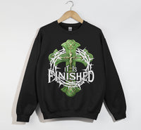 Load image into Gallery viewer, It Is Finished - Christian Sweatshirt
