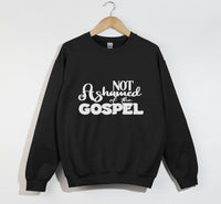 Load image into Gallery viewer, Not Ashamed Of The Gospel - Christian Sweatshirt
