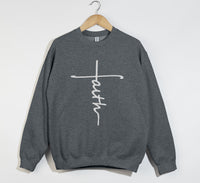 Load image into Gallery viewer, Cross Faith Design Sweatshirt
