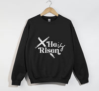 Load image into Gallery viewer, He Is Risen - Christian Sweatshirt

