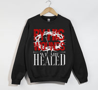 Load image into Gallery viewer, By His Wounds We Are Healed - Christian Sweatshirt