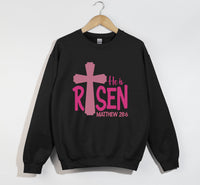 Load image into Gallery viewer, He Is Risen - Christian Sweatshirt
