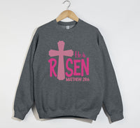 Load image into Gallery viewer, He Is Risen - Christian Sweatshirt
