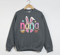 Load image into Gallery viewer, Easter Nana - Bunny Sweatshirt
