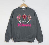 Load image into Gallery viewer, He Is Risen - Christian Sweatshirt
