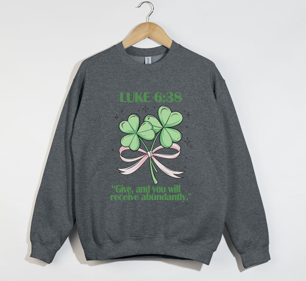 Give, And You Will Receive Abundantly - Christian Sweatshirt