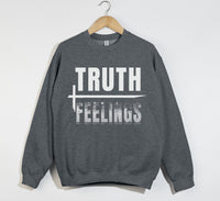 Load image into Gallery viewer, Truth Over Feelings - Christian Sweatshirt
