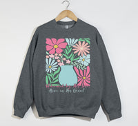 Load image into Gallery viewer, Redeemed By His Love, Alive In His Grace - Christian Sweatshirt