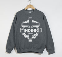 Load image into Gallery viewer, It Is Finished - Christian Sweatshirt

