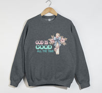 Load image into Gallery viewer, God Is Good All The Time - Christian Sweatshirt
