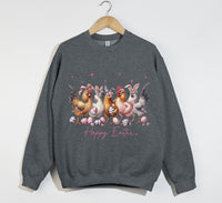 Load image into Gallery viewer, Happy Easter Bunny Chicken - Sweatshirt

