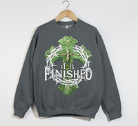 Load image into Gallery viewer, It Is Finished - Christian Sweatshirt

