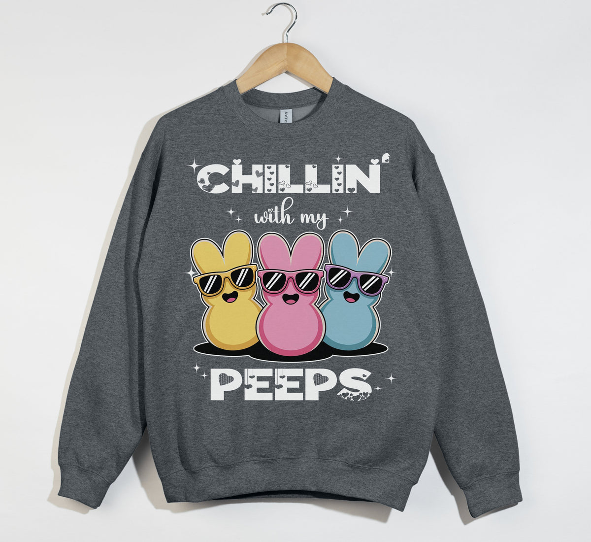 Chillin' With My Peeps - Easter Christian Sweatshirt