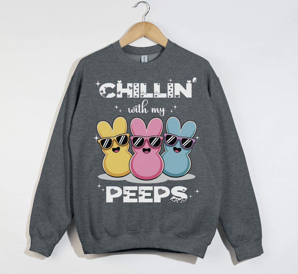 Chillin' With My Peeps - Easter Christian Sweatshirt